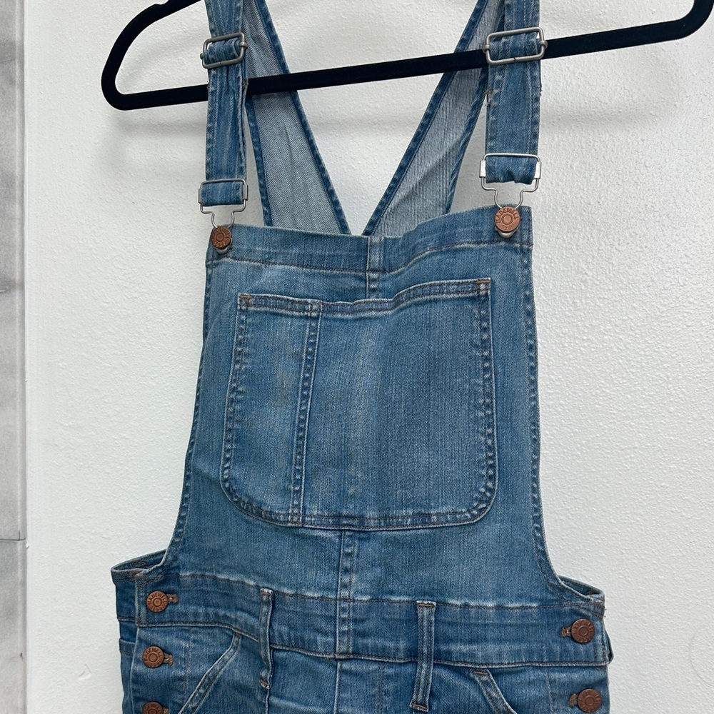 Madewell Blue Denim Overalls